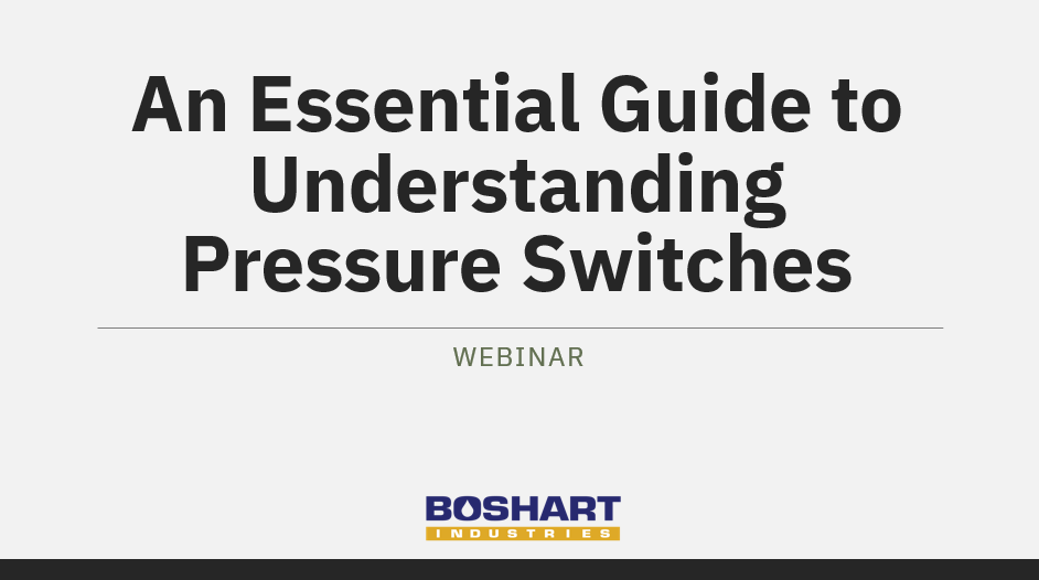 An Essential Guide to Understanding Pressure Switches inar
